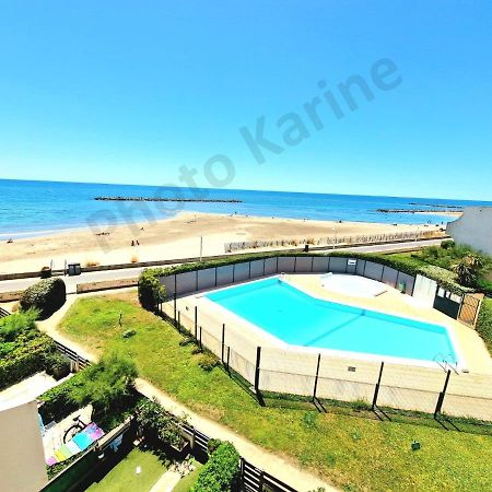 Appartement 1Ere Ligne Piscine Terrasse Au Bord De La Plage Front De Mer Avec 6 Velos Палава-ле-Фло Экстерьер фото
