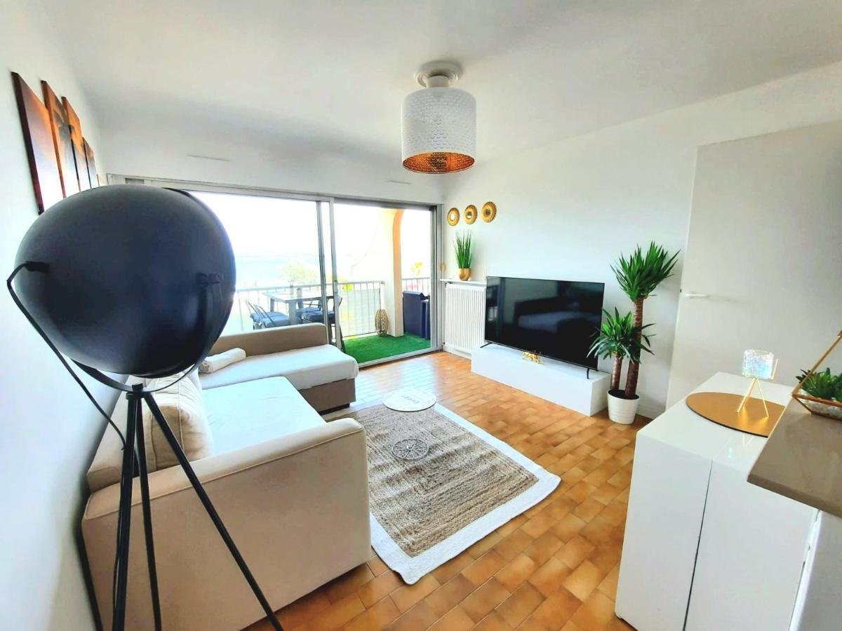 Appartement 1Ere Ligne Piscine Terrasse Au Bord De La Plage Front De Mer Avec 6 Velos Палава-ле-Фло Экстерьер фото