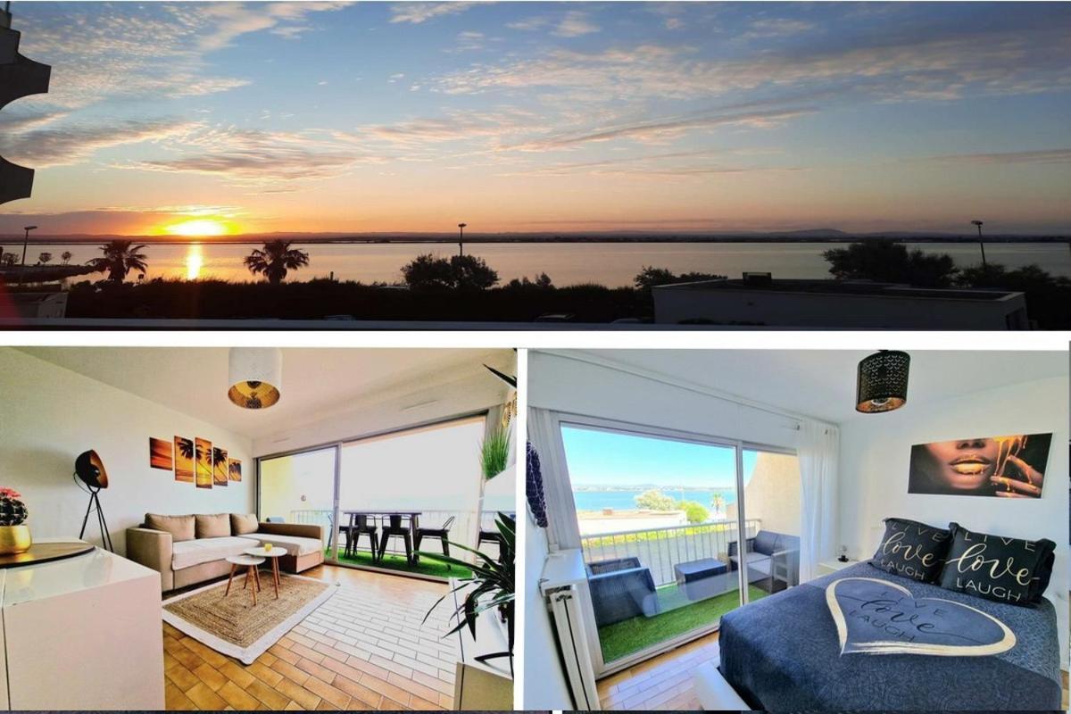 Appartement 1Ere Ligne Piscine Terrasse Au Bord De La Plage Front De Mer Avec 6 Velos Палава-ле-Фло Экстерьер фото