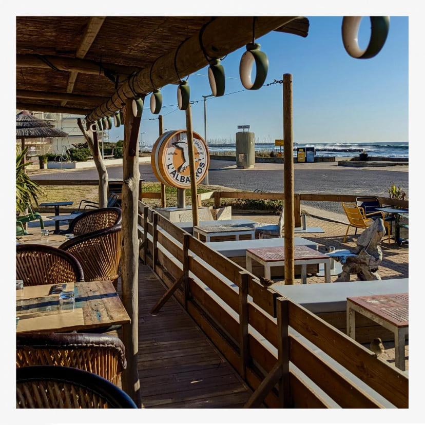 Appartement 1Ere Ligne Piscine Terrasse Au Bord De La Plage Front De Mer Avec 6 Velos Палава-ле-Фло Экстерьер фото